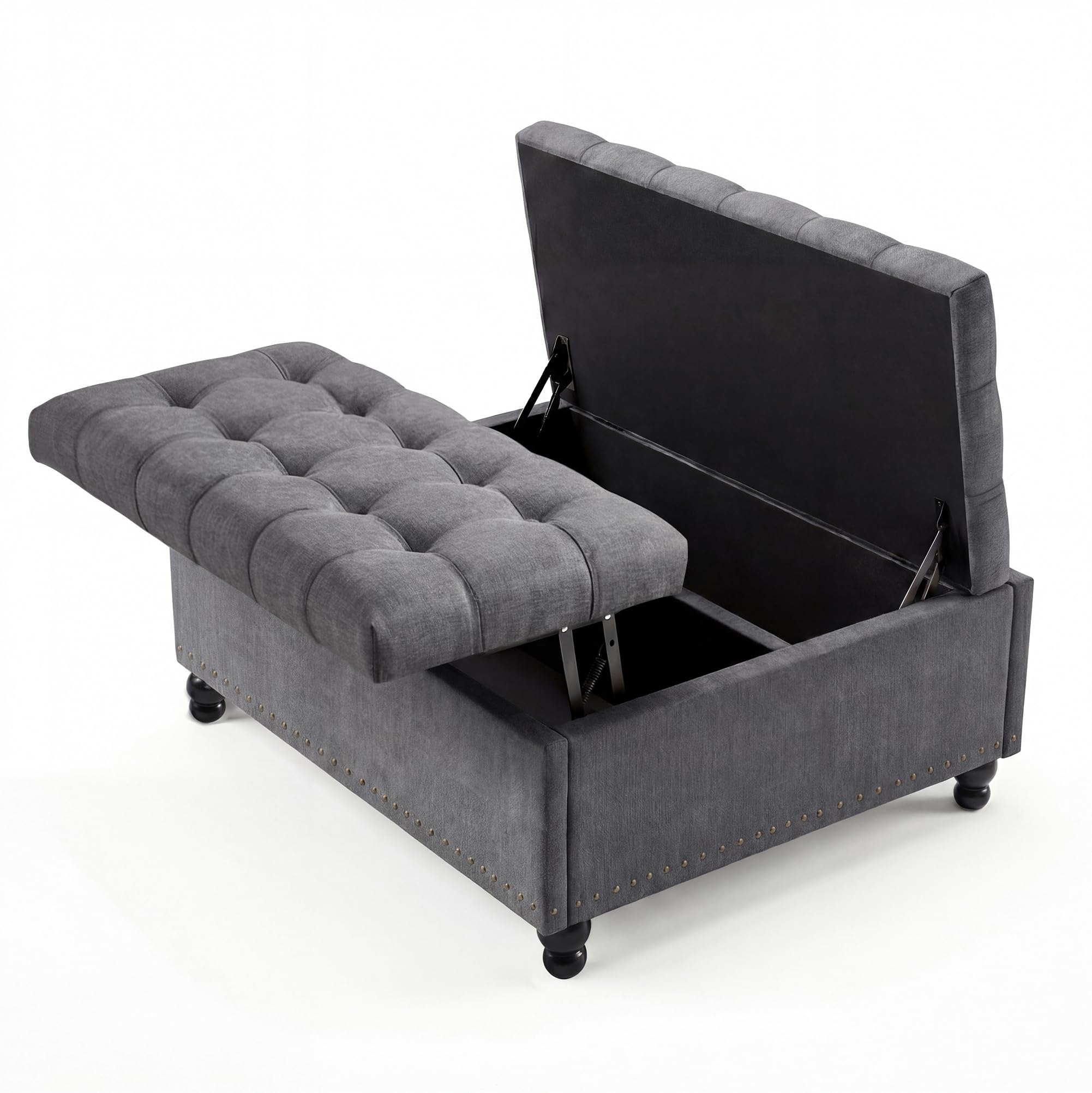 Outdoor Furniture Wood - 36 İnç Kare Kaldırılabilir Üstlü Depolama