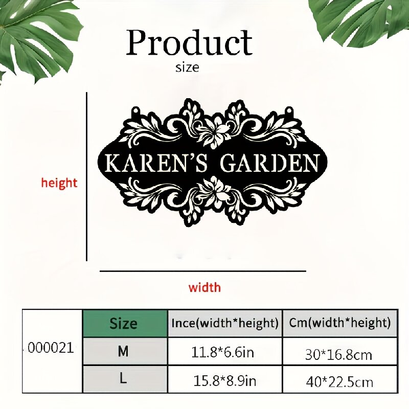 İsim/Yazı/Tarih Yazılı Özel Me - Outdoor Furniture Metal incelemesi ve fiyatı