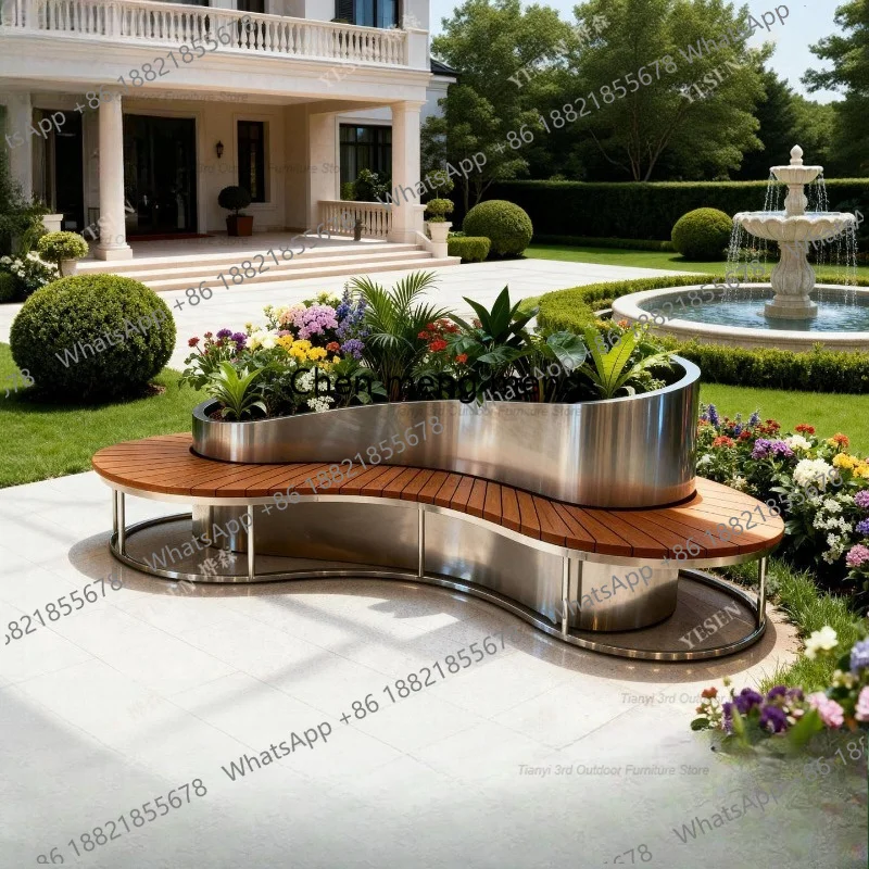 D80 Paslanmaz Çelik Çiçek Kutu - Outdoor Furniture Metal Chairs incelemesi ve fiyatı