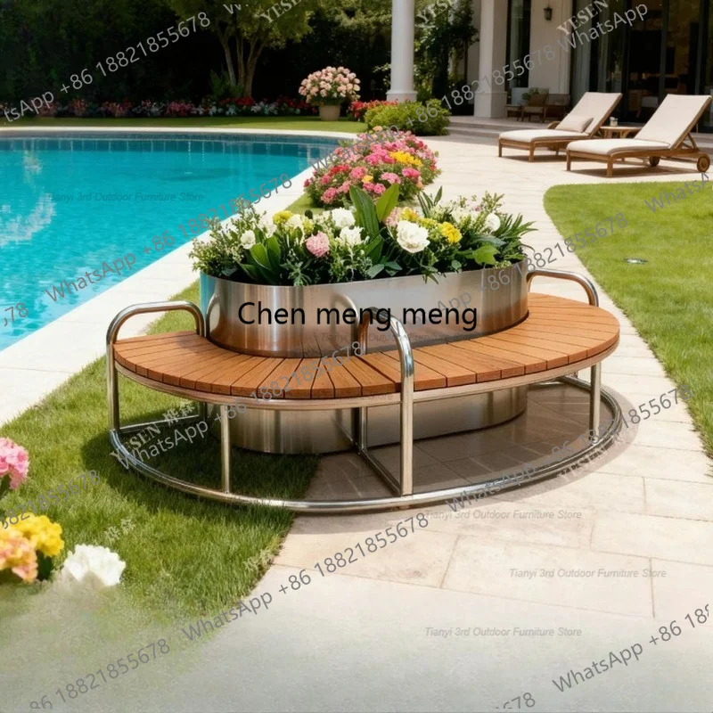 D80 Paslanmaz Çelik Çiçek Kutu - Outdoor Furniture Metal Chairs incelemesi ve fiyatı